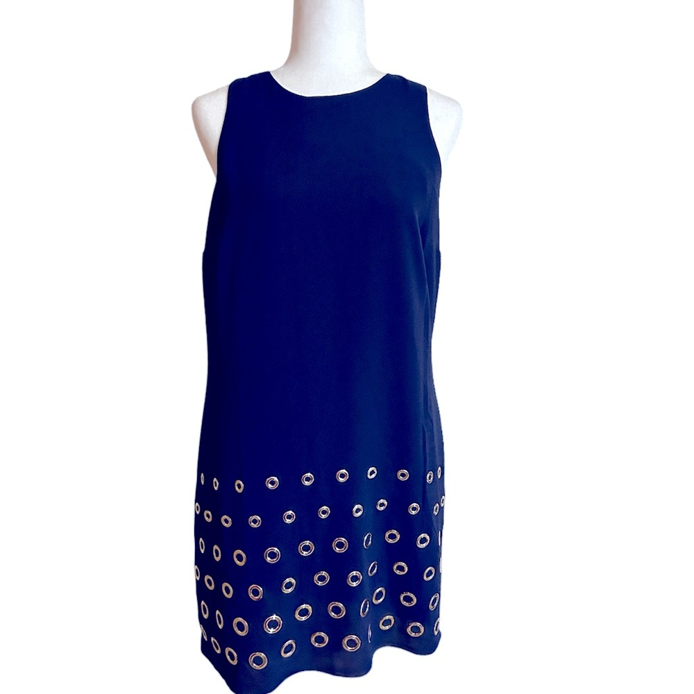Michael Kors Sleeveless Navy Dress
